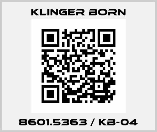 8601.5363 / KB-04 Klinger Born