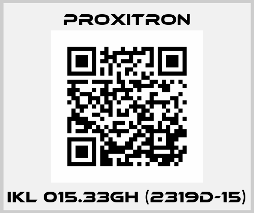IKL 015.33GH (2319D-15) Proxitron