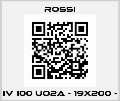 MR IV 100 UO2A - 19x200 - 152 Rossi