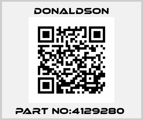 PART NO:4129280  Donaldson