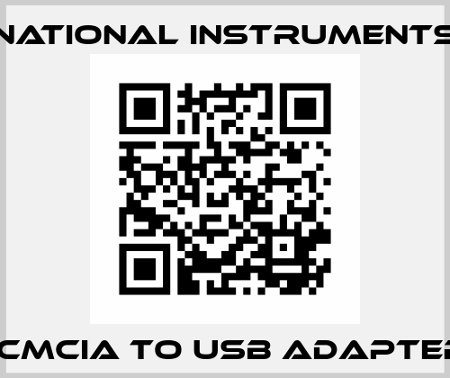PCMCIA TO USB ADAPTER  National Instruments