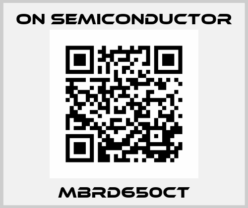 MBRD650CT On Semiconductor