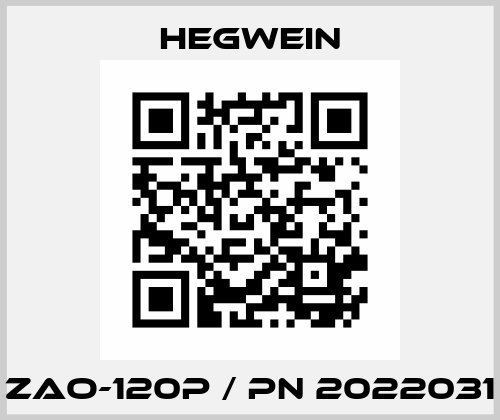 ZAO-120P / PN 2022031 Hegwein