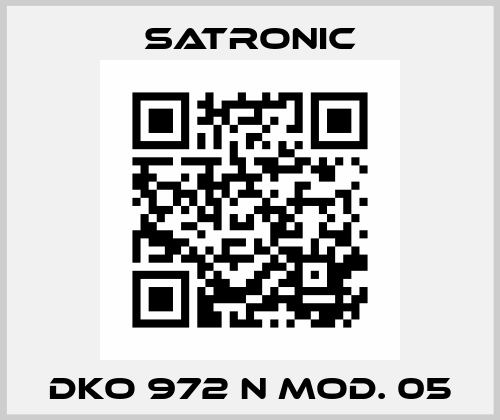 DKO 972 N Mod. 05 Satronic