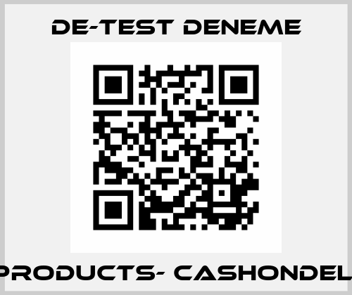 Test Products- CashOnDelivery De-Test DENEME