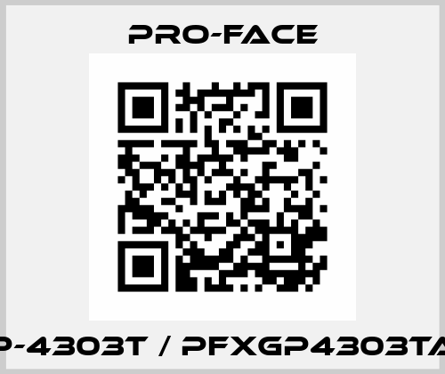 GP-4303T / PFXGP4303TAD Pro-Face
