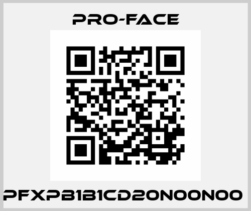 PFXPB1B1CD20N00N00  Pro-Face