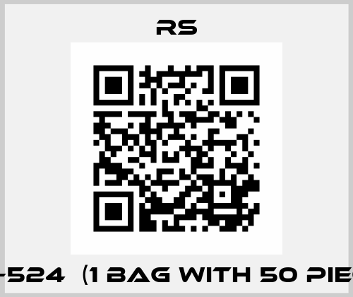 689-524  (1 bag with 50 pieces) RS