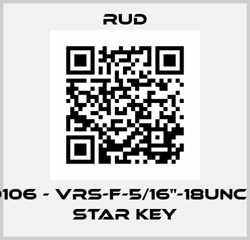 7999106 - VRS-F-5/16"-18UNC with star key Rud