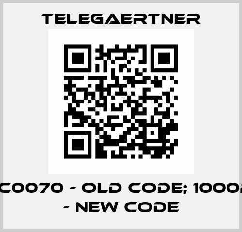 J01120C0070 - old code; 100024420 - new code Telegaertner