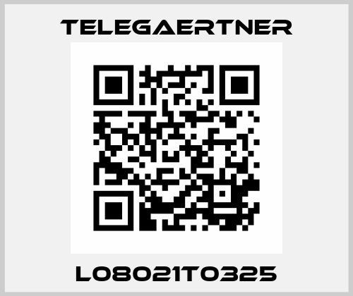 L08021T0325 Telegaertner