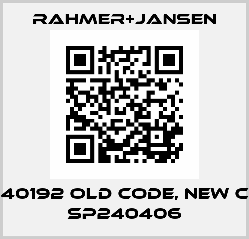 SP240192 old code, new code SP240406 Rahmer+Jansen