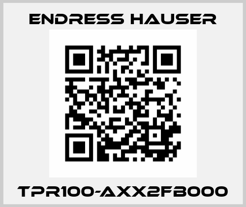 TPR100-AXX2FB000 Endress Hauser