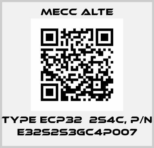 Type ECP32  2S4C, P/N E32S2S3GC4P007 Mecc Alte