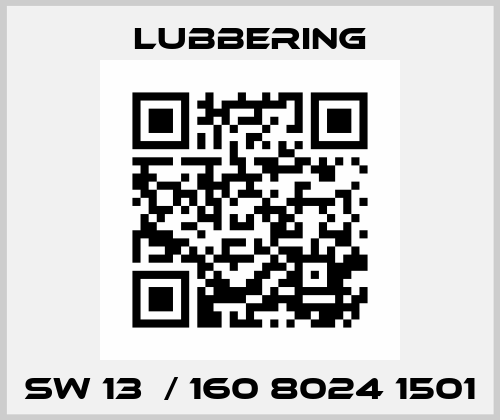 SW 13  / 160 8024 1501 Lubbering