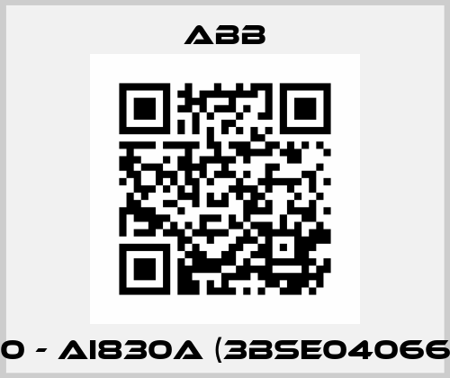 R330 - AI830A (3BSE040662R1) ABB