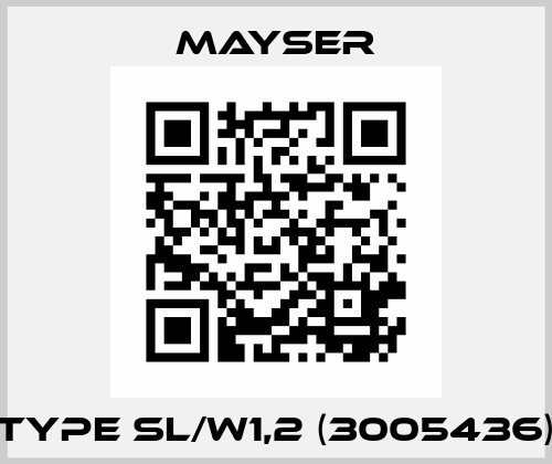 Type SL/W1,2 (3005436) Mayser