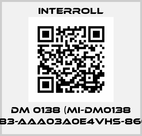 DM 0138 (MI-DM0138 DM1383-AAA03A0E4VHS-860mm) Interroll