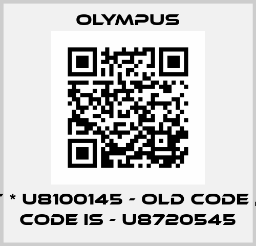 ONDT * U8100145 - old code , new code is - U8720545 Olympus