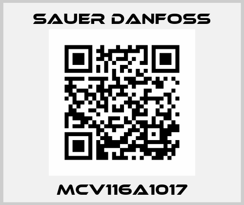 MCV116A1017 Sauer Danfoss