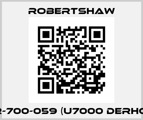 R-700-059 (U7000 DERHC) Robertshaw