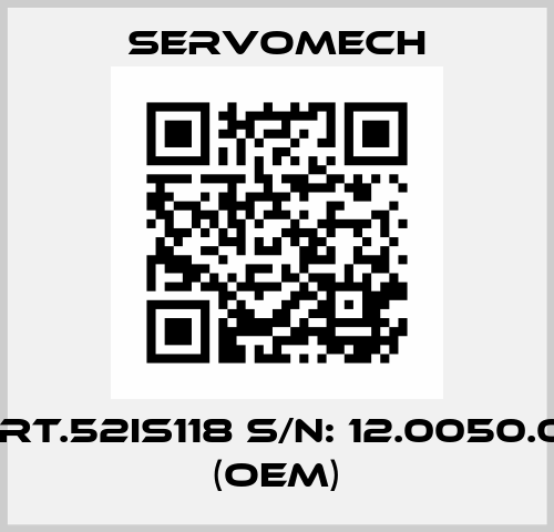 VS.ART.52IS118 S/N: 12.0050.02215 (OEM) Servomech