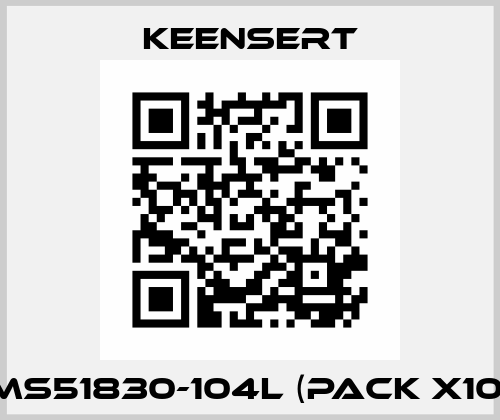 MS51830-104L (pack x10) Keensert