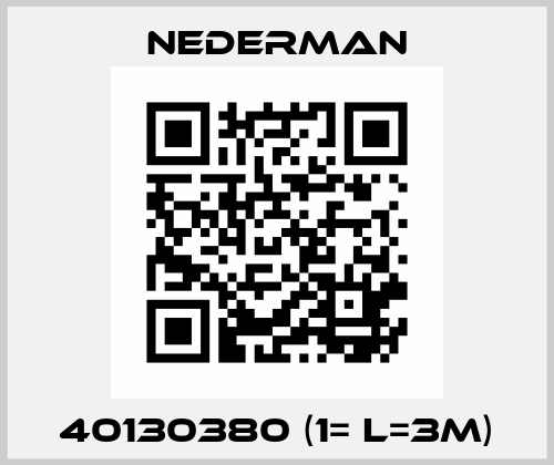 40130380 (1= L=3m) Nederman