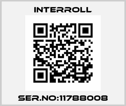 SER.NO:11788008 Interroll