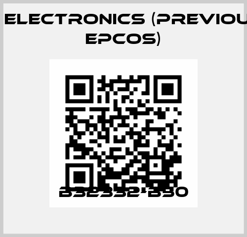 B32332-B50 TDK Electronics (previously EPCOS)