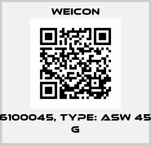 P/N: 26100045, Type: ASW 450 450 g Weicon