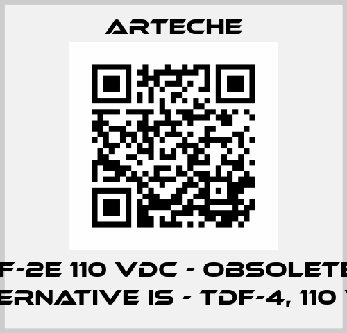 OF-2E 110 VDC - obsolete , alternative is - TDF-4, 110 VDC Arteche