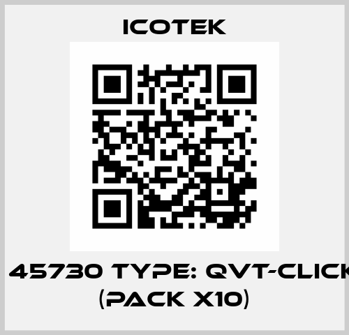 P/N: 45730 Type: QVT-CLICK 25 (pack x10) Icotek