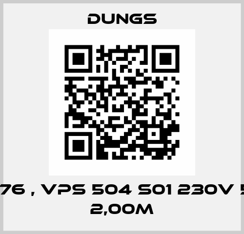 219876 , VPS 504 S01 230V 50HZ 2,00M Dungs