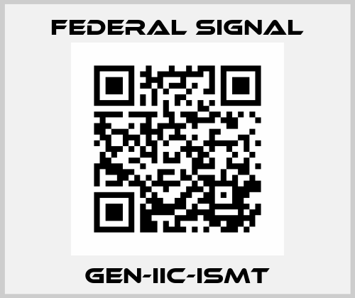 GEN-IIC-ISMT FEDERAL SIGNAL