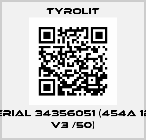 Material 34356051 (454A 120 J6 V3 /50) Tyrolit