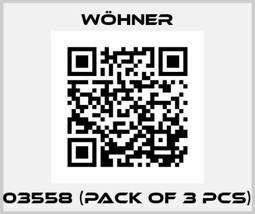 03558 (pack of 3 pcs) Wöhner