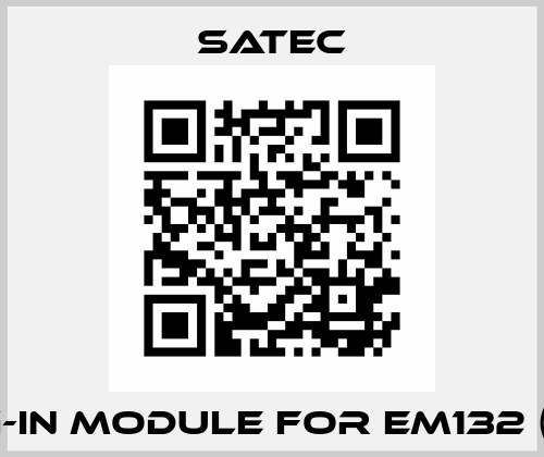 Plug-in Module for EM132 (AO4) Satec