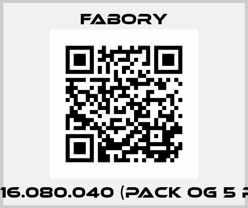 56916.080.040 (pack og 5 pcs) Fabory