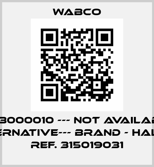 9343000010 --- not available ; alternative--- Brand - HALDEX ref. 315019031 Wabco
