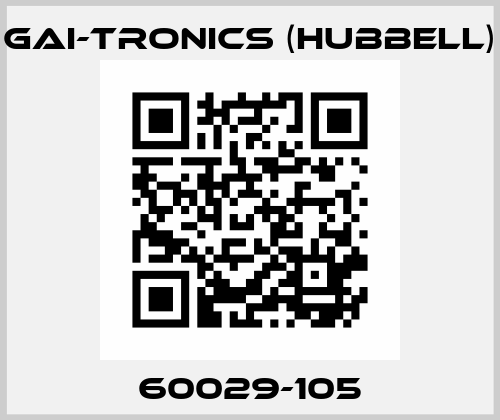 60029-105 GAI-Tronics (Hubbell)