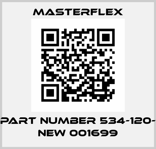 old part number 534-120-888, new 001699 Masterflex