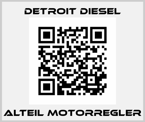 Alteil Motorregler Detroit Diesel