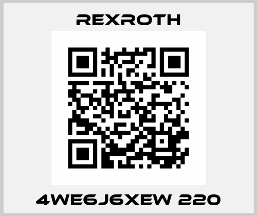4WE6J6XEW 220 Rexroth