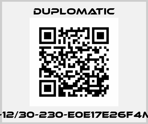 SM-H-16-12/30-230-E0E17E26F4M13R0T3 Duplomatic