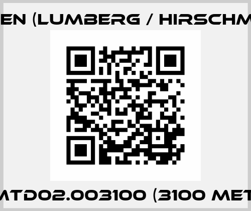 GUMTD02.003100 (3100 meter) Belden (Lumberg / Hirschmann)