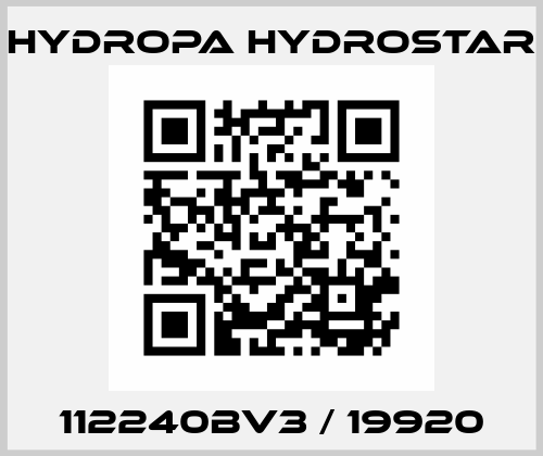 112240BV3 / 19920 Hydropa