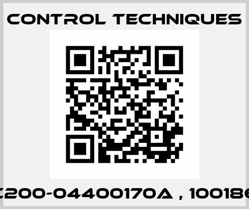 C200-04400170A , 100186 Control Techniques
