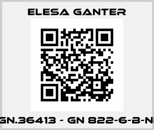 GN.36413 - GN 822-6-B-NI Elesa Ganter