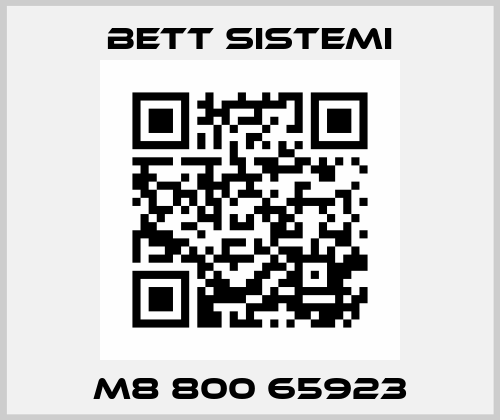 M8 800 65923 BETT SISTEMI